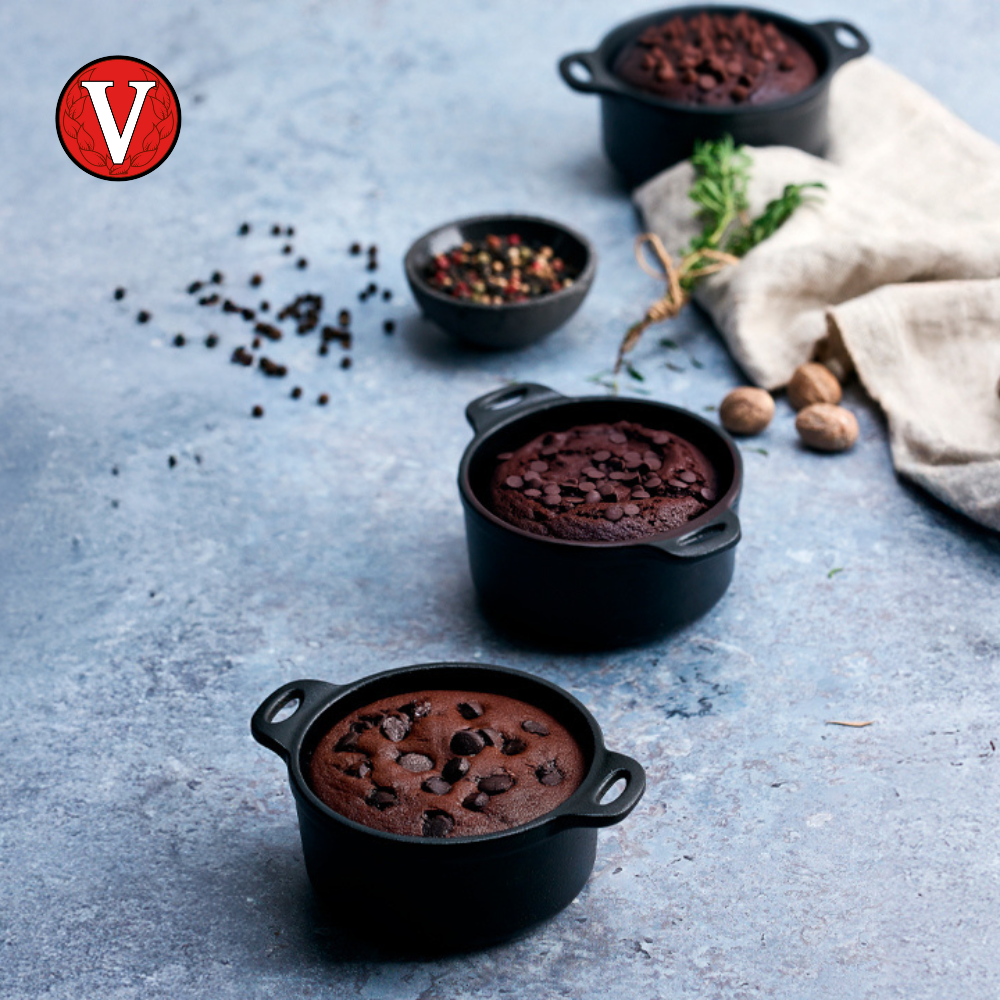 Brownie en Mini Cocotte Victoria: receta fácil en 45 min