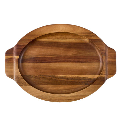 Base para bandeja 29 × 19 cm de madera de acacia Victoria