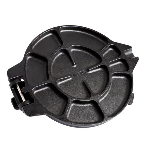 Base de tortilladora de 20 cm Victoria con nervaduras de refuerzo visibles