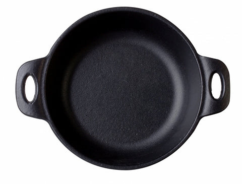 Cazuela de 16 cm Victoria con interior vacío y asas a los lados