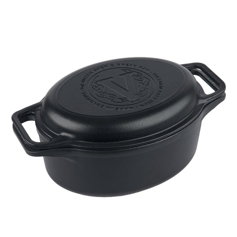 Olla dutch oven ovalada para pan 5.7 L de hierro fundido esmaltado Victoria