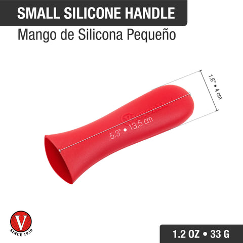 Mango de silicona chico, protector para sartén Victoria, medidas