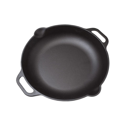 Sartén wok paellera 33 cm de hierro fundido esmaltado Victoria