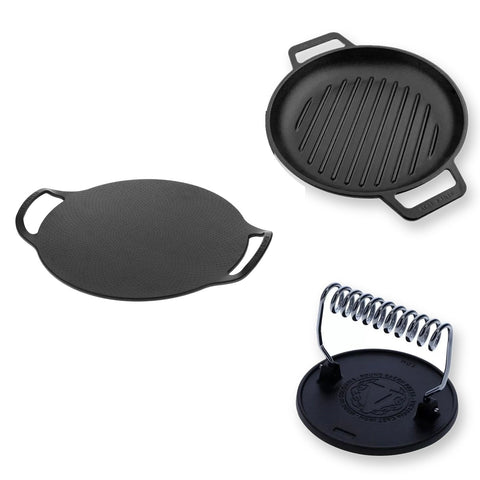 Kit Snack Burger and Pizza- Hierro fundido esmaltado