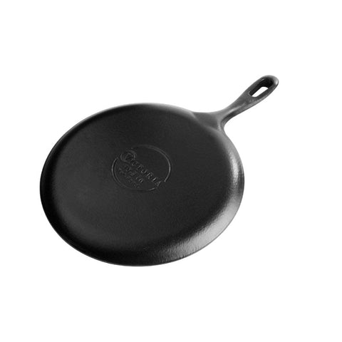 Comal 26 cm de hierro fundido Victoria, reverso